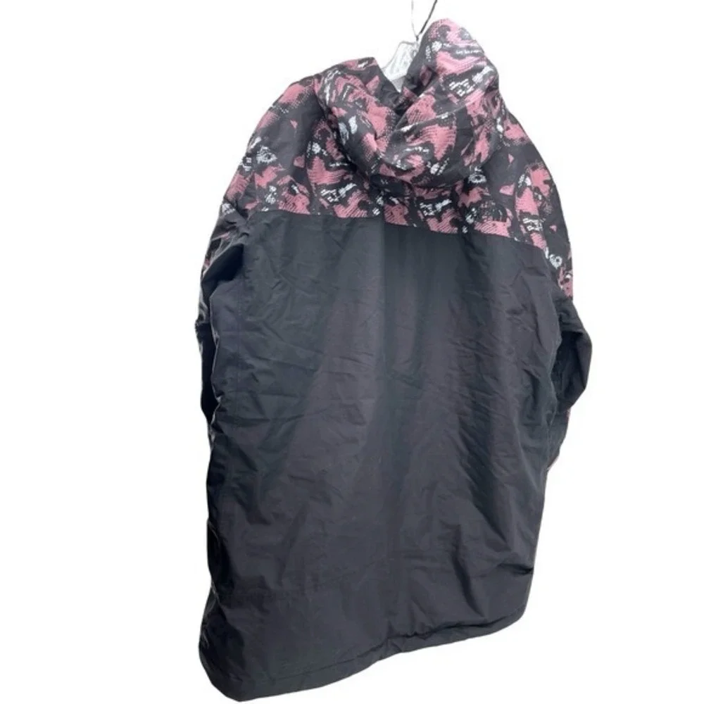 The North Face Snowboard Jacket Balfron XXL Black Pink Camo New